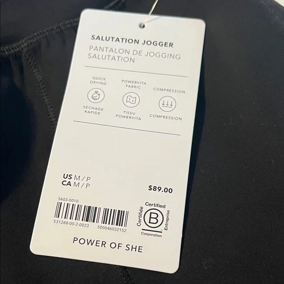 Athleta Classic Black Leggings - Picture 2 of 4